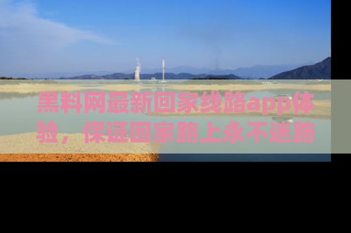 黑料网最新回家线路app体验，保证回家路上永不迷路顺畅