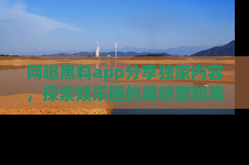 网曝黑料app分享独家内容,探索娱乐圈的黑暗面和黑料