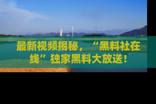 最新视频揭秘,“黑料社在线”独家黑料大放送!